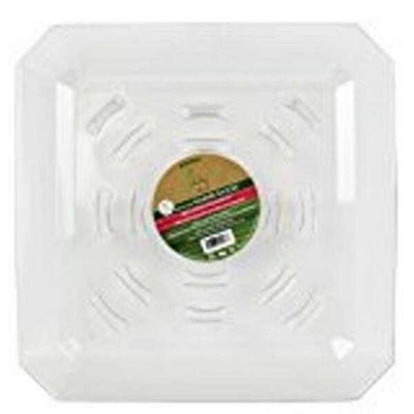 Plastec Products 11 in. Square Recycled Plant Saucer SQR11